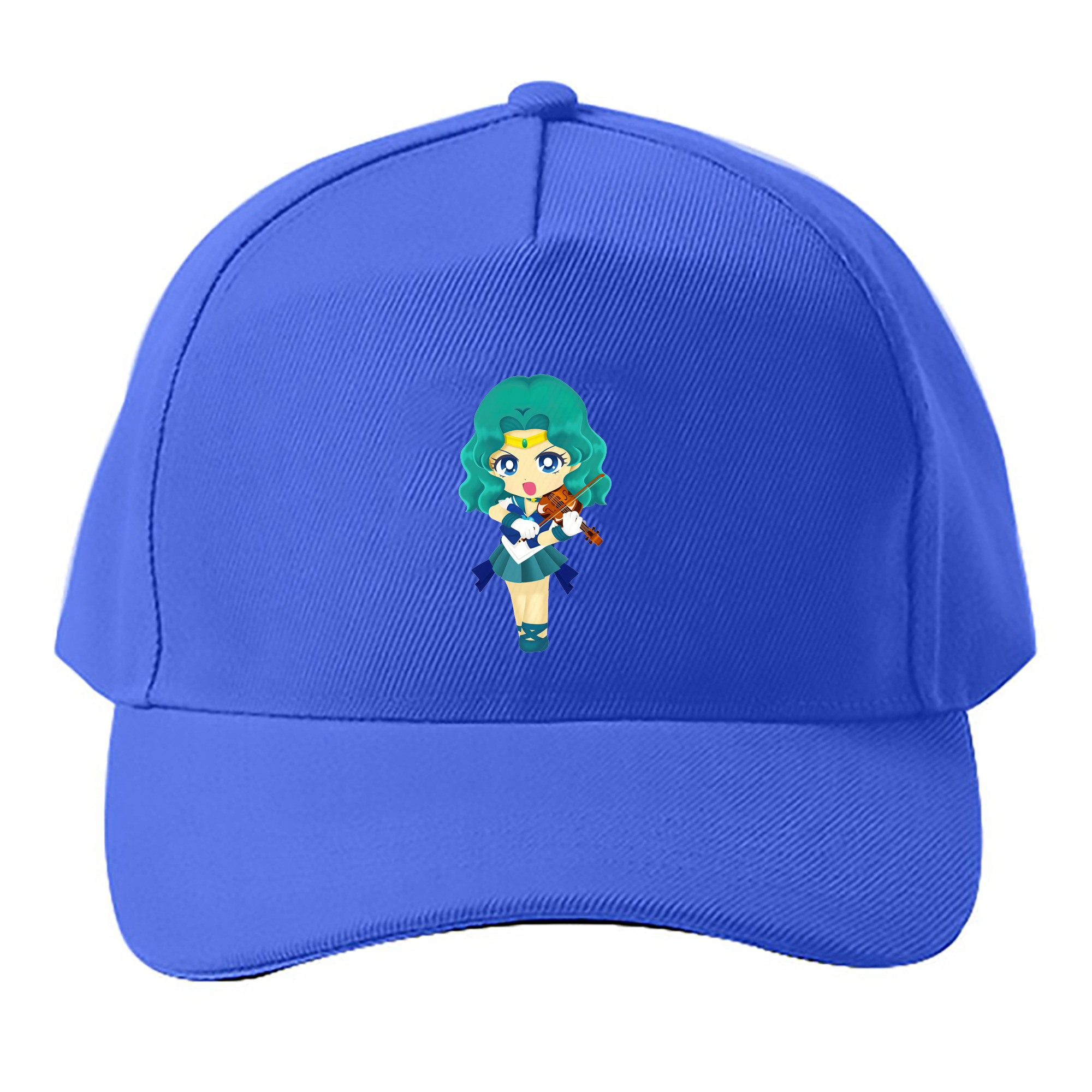 （画像用） 美少女戦士セーラームーン 海王 みちる（かいおう みちる） Sailor Moon Kaiou Michiru ベースボールキャップ 綿100％ 男女兼用 帽子 スポーツ